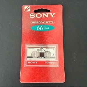 SONY 60 min mircocassette - NEW in Packaging